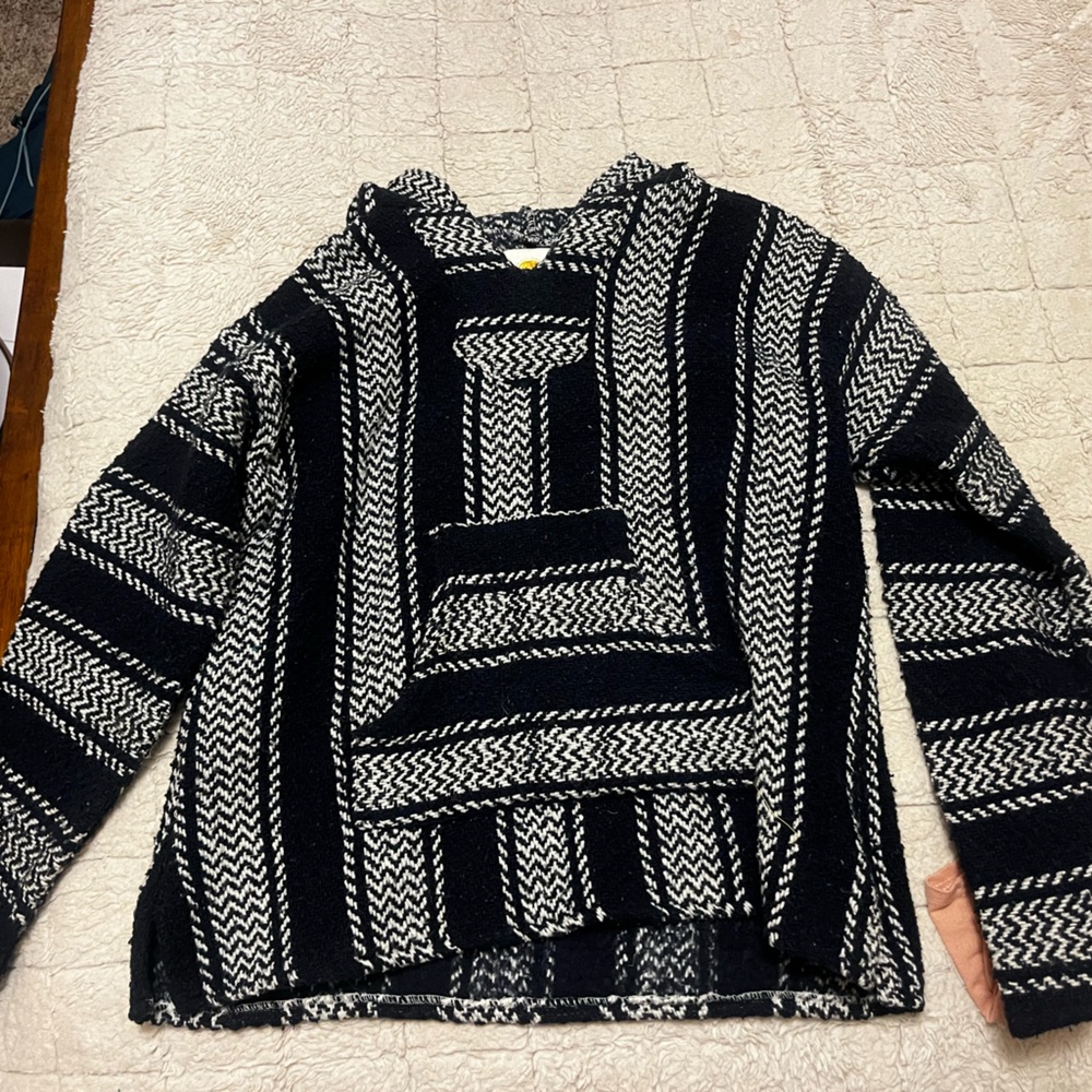 Large knit sweater
